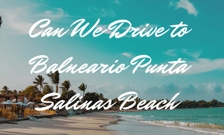 Can We Drive to Balneario Punta Salinas Beach